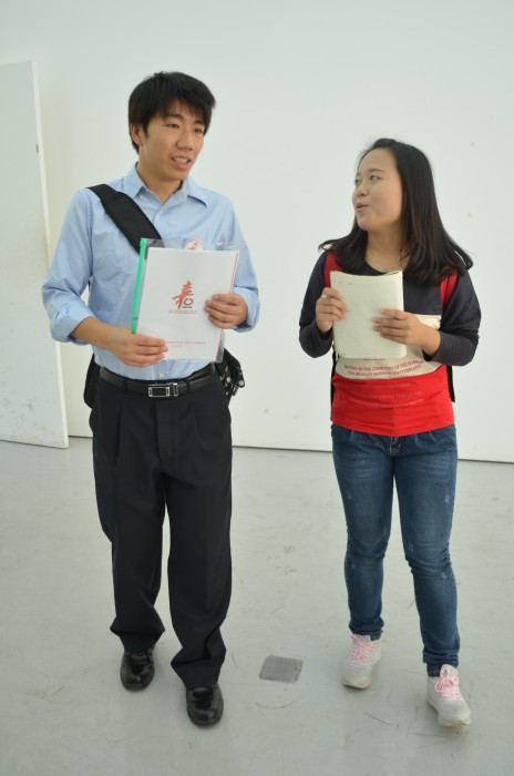 2009届校友张皓参观嘉庚美术馆