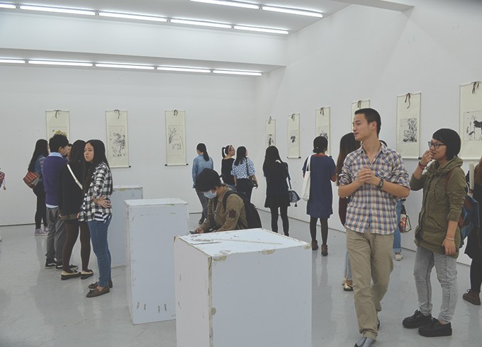 艺术设计系举办中国画作品冬季展by孟国辉1副本